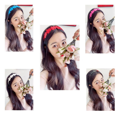 Headband - Daisy Flower Design & 5 colors - No. 4