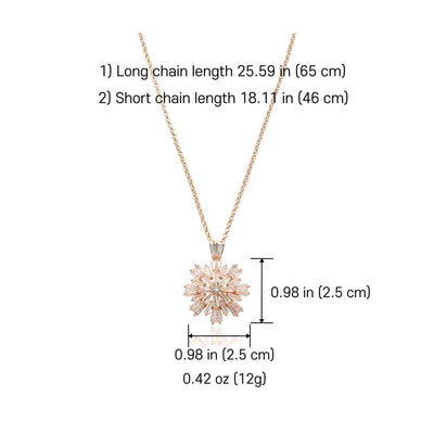 Premium Necklaces Snowflake Design - No. 8H