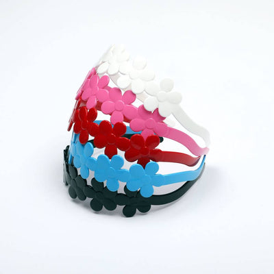 Headband - Daisy Flower Design & 5 colors - No. 4