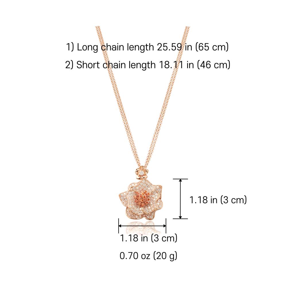 Premium Necklaces Queen's Flower Design - No. 12L