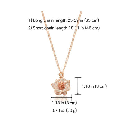 Premium Necklaces Queen's Flower Design - No. 12L