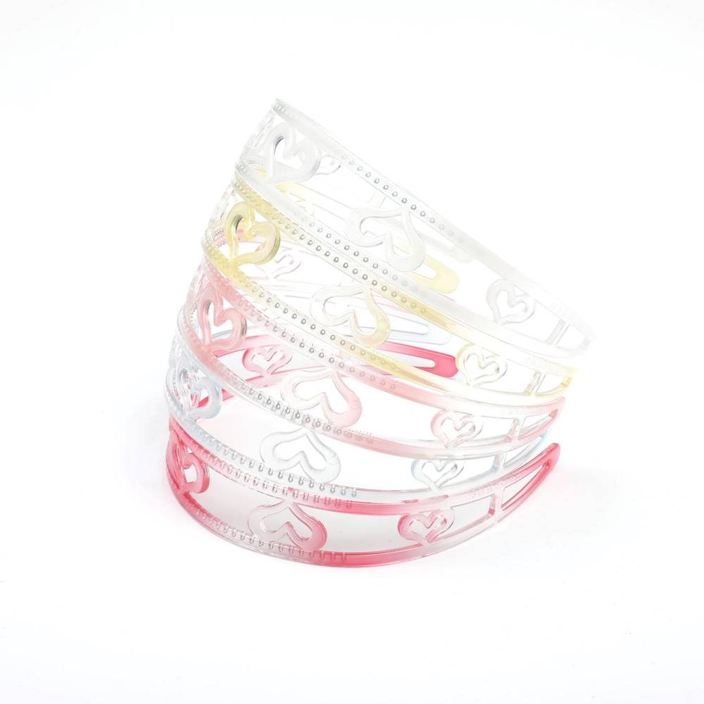 Headband - Lovely Transparent Heart & 5 colors - No. 3