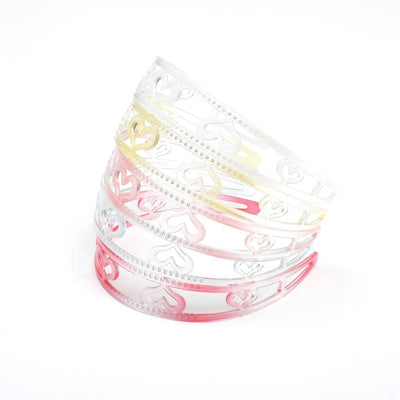 Headband - Lovely Transparent Heart & 5 colors - No. 3