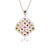 Premium Necklaces Silver Diamond Drops Design - No. 14N