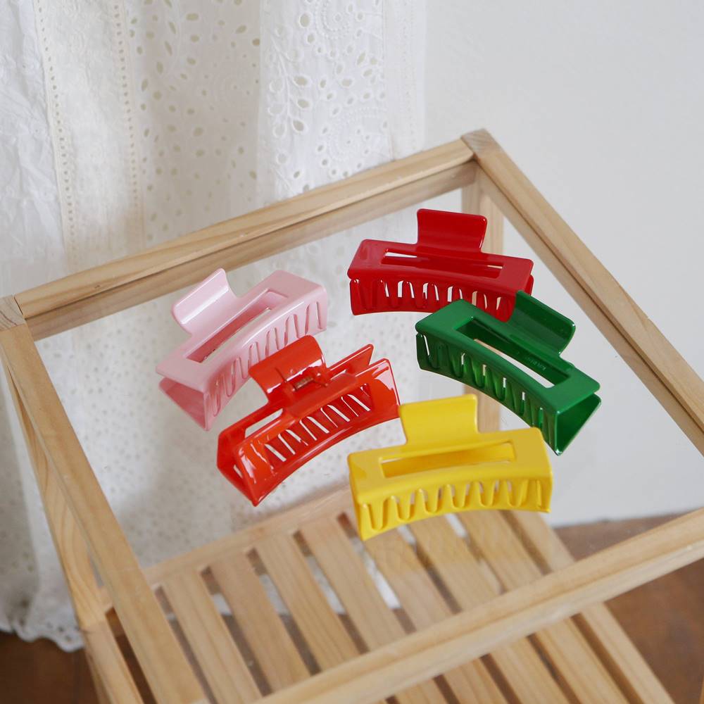 Hair Clip - Square Design & 5 colors - No. 2