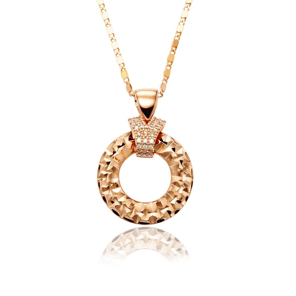 Premium Necklaces Gold Doughnut - No. 1A