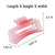 Hair Clip - Square Design & 5 Transparent colors - No. 3