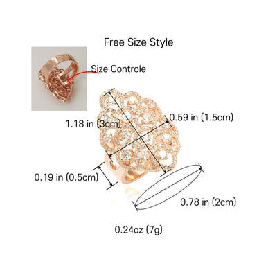 Premier Ring - Flower Garden Rose Gold - No. 11K