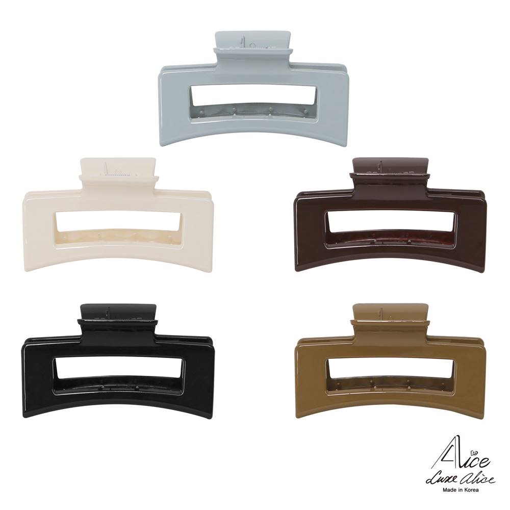 Hair Clip - Square Design & 5 colors - No. 1