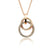 Premium Necklaces Double Rings Stone - No. 6F