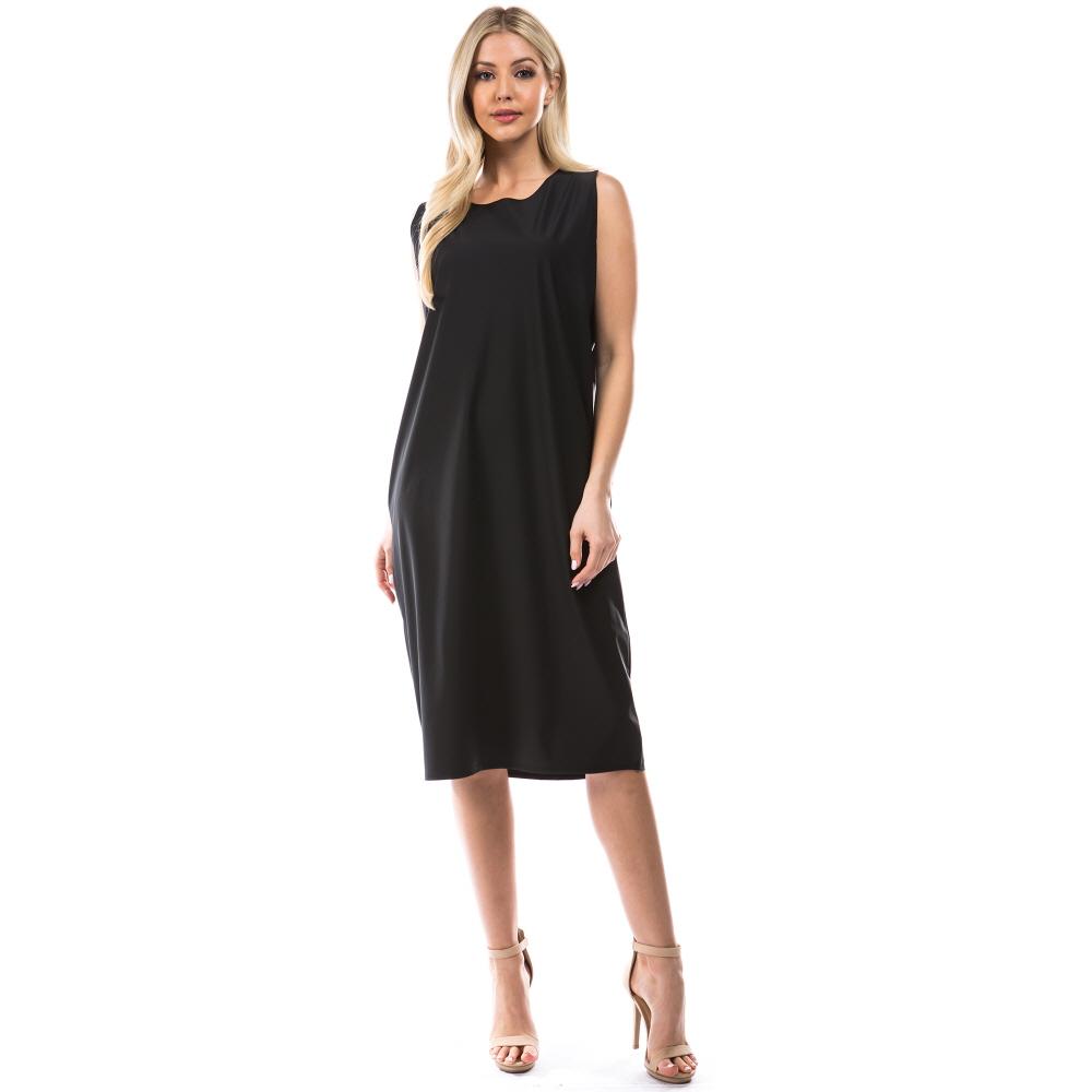 Jessica Sleeveless Dress - Black