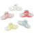 Hair Clip - Crown Design & 5pcs Transparent colors - No. 6