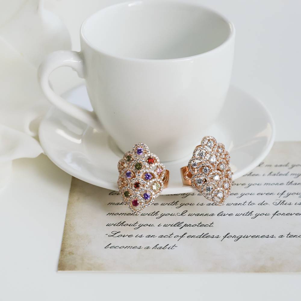 Premier Ring - Flower Garden Rose Gold - No. 11K