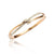 Bracelet - Ribbon Crystal-Ribbon Rose Gold Design No. 1