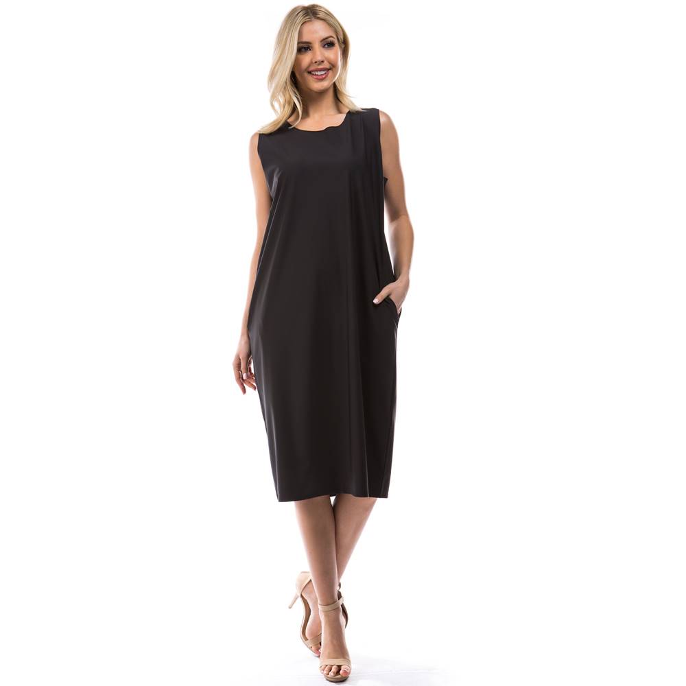 Jessica Sleeveless Dress - Black