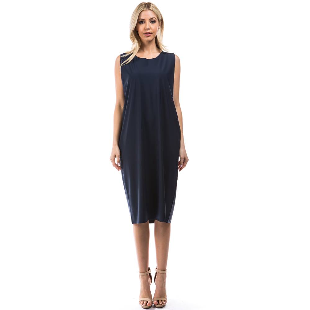 Jessica Sleeveless Dress - Navy