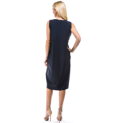 Jessica Sleeveless Dress - Navy