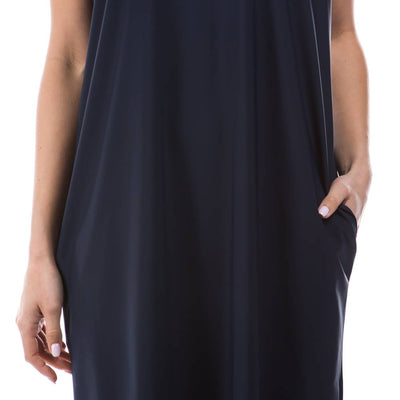 Jessica Sleeveless Dress - Navy