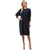 Candy 3/4 sleeves Dress - Navy