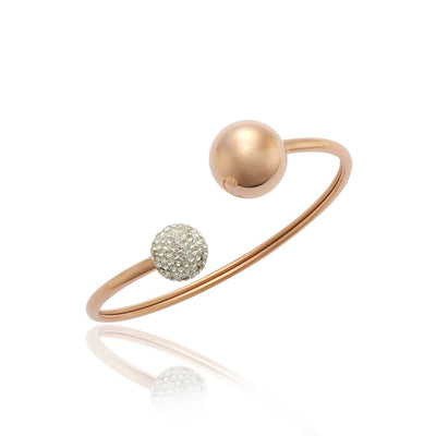 Bracelet - Crystal Ball Rose Gold Design No. 4