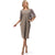 Angel 3/4 Sleeves Dress - Beige